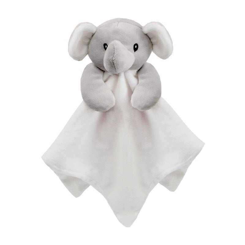 white elephant baby comforter