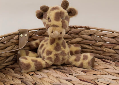 Personalised Huggy Giraffe Soft Newborn Toy