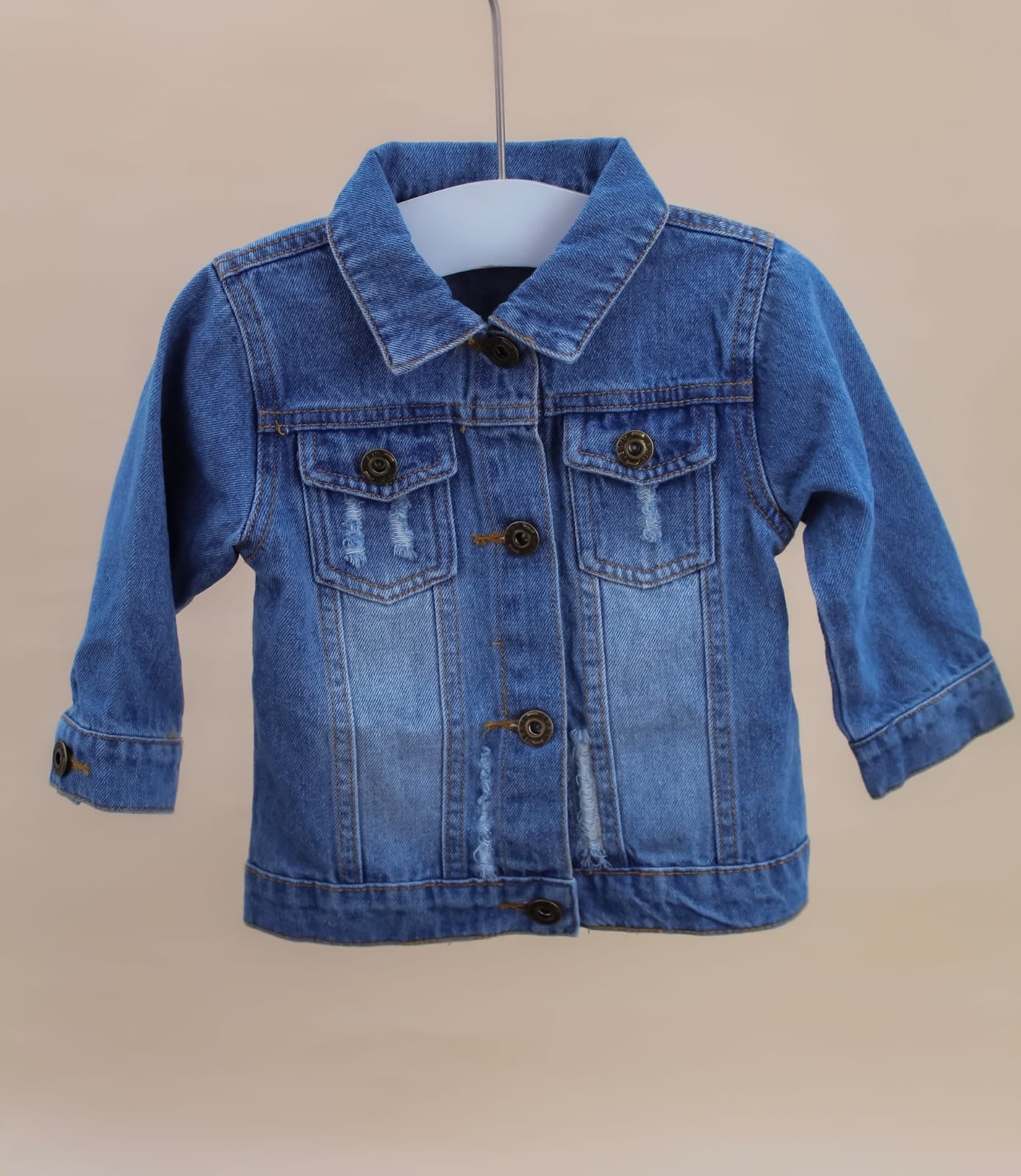 Personalised Big Brother To Be Embroidered Denim Jacket