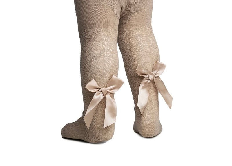 cute baby tights with bow